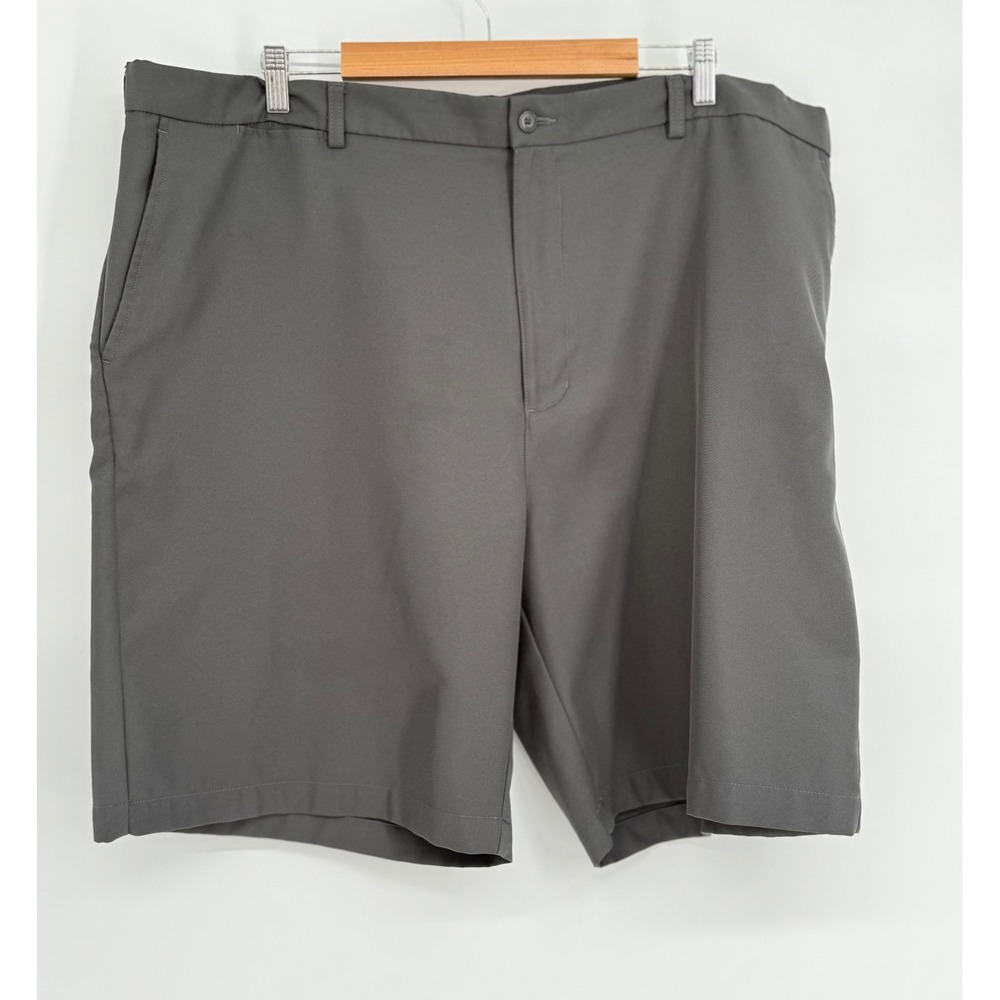 Ben Hogan Performance Mens Gray Golf Shorts Sz 46 Flat Front Activewear